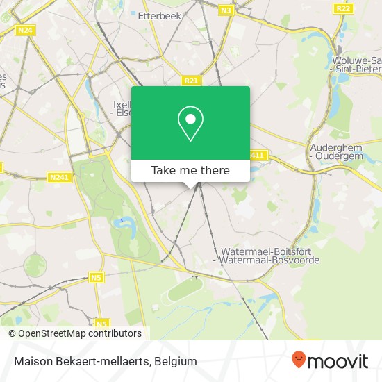 Maison Bekaert-mellaerts map