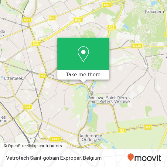 Vetrotech Saint-gobain Exproper map