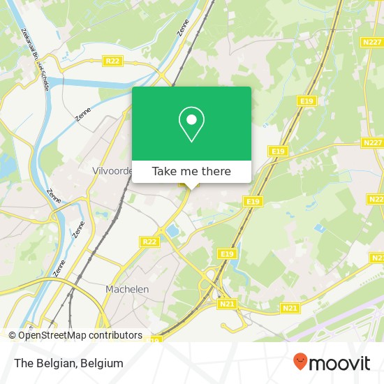 The Belgian map