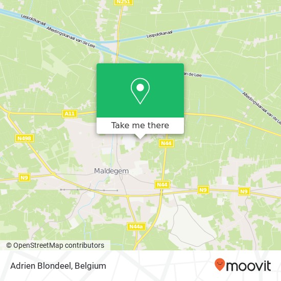 Adrien Blondeel map