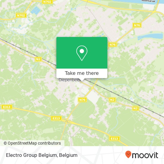 Electro Group Belgium map