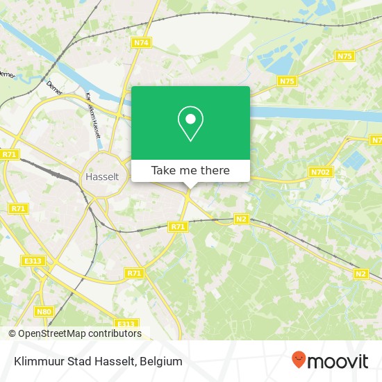 Klimmuur Stad Hasselt map