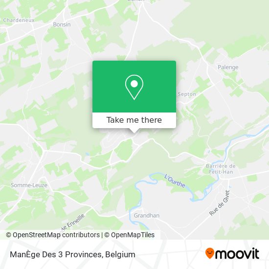 ManÈge Des 3 Provinces map