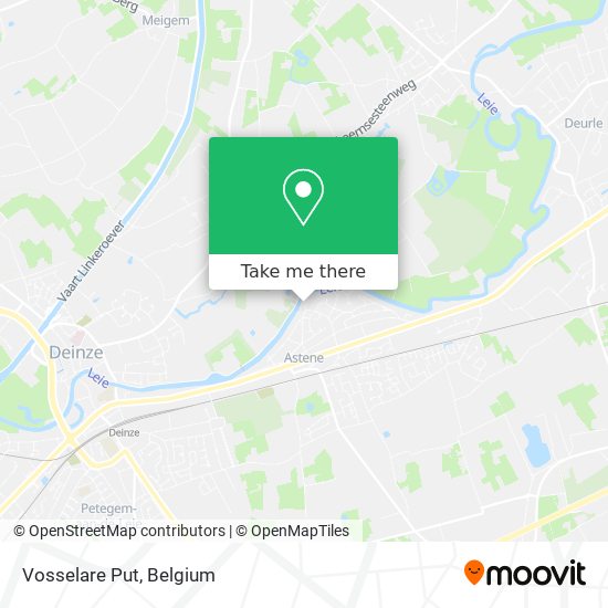 Vosselare Put map