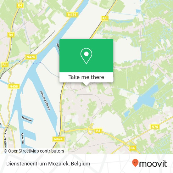 Dienstencentrum MozaÏek map