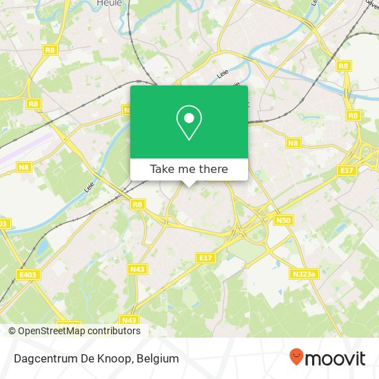 Dagcentrum De Knoop map