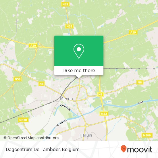 Dagcentrum De Tamboer map