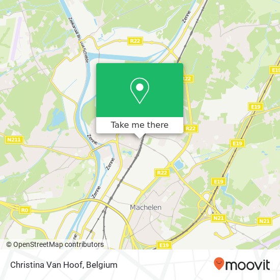 Christina Van Hoof map