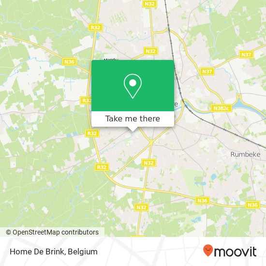 Home De Brink map