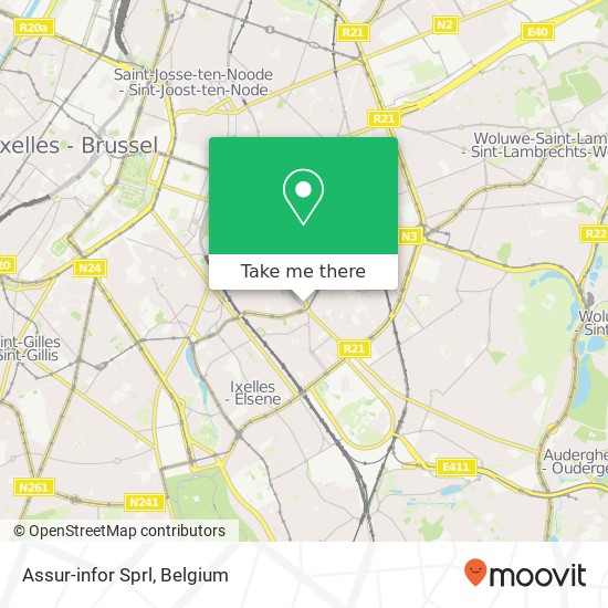 Assur-infor Sprl map