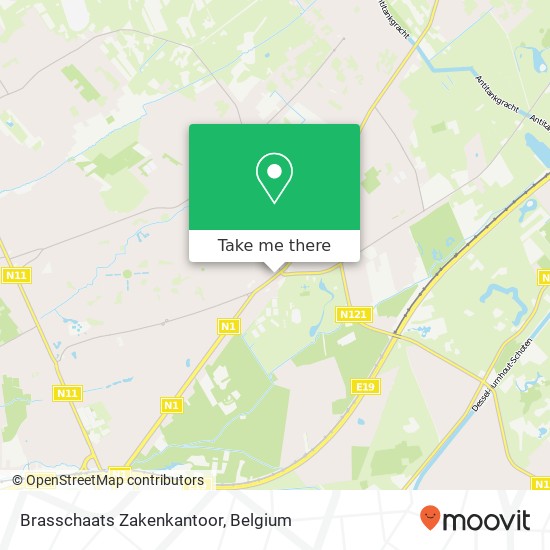 Brasschaats Zakenkantoor plan