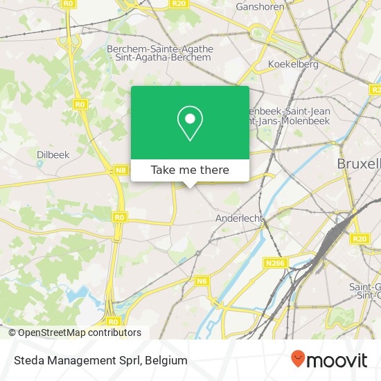 Steda Management Sprl map
