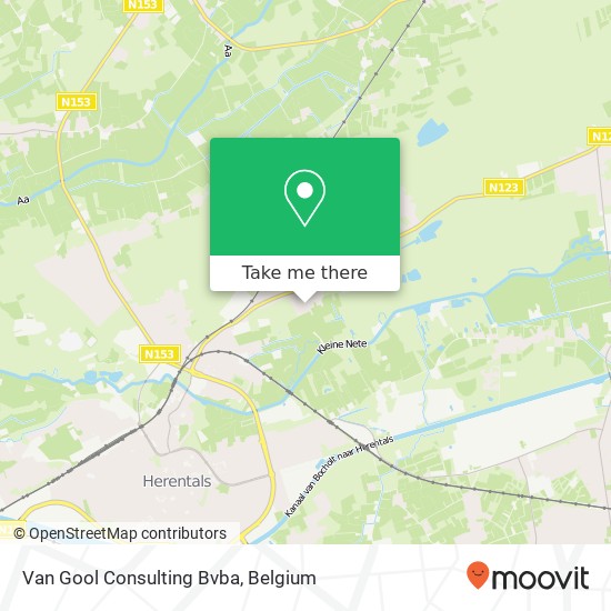 Van Gool Consulting Bvba map