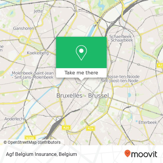 Agf Belgium Insurance map