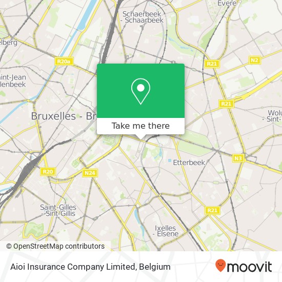 Aioi Insurance Company Limited map