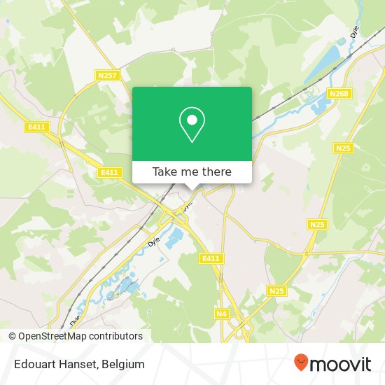 Edouart Hanset map