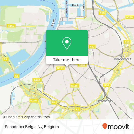 Schadetax België Nv map
