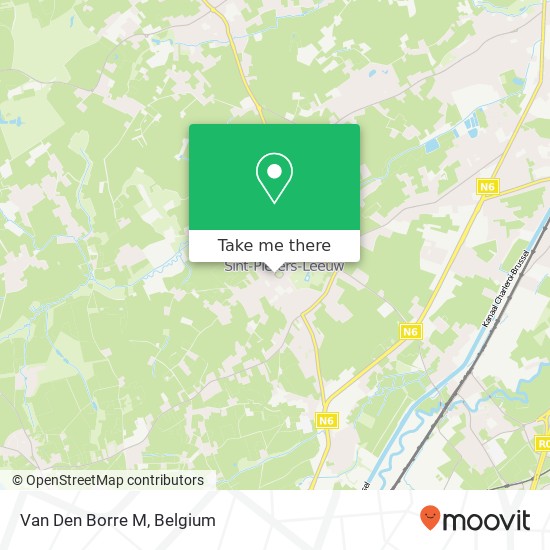 Van Den Borre M map