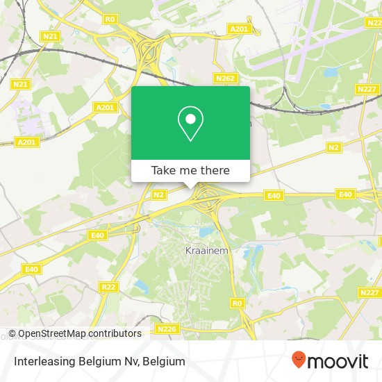 Interleasing Belgium Nv map