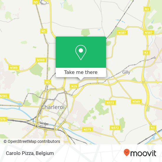 Carolo Pizza map