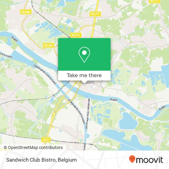 Sandwich Club Bistro map