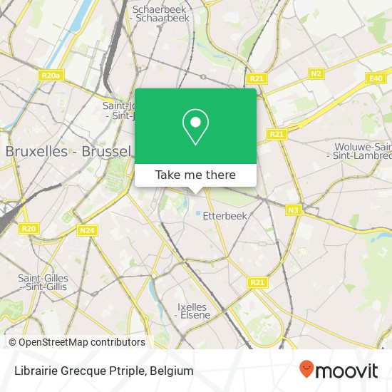 Librairie Grecque Ptriple map