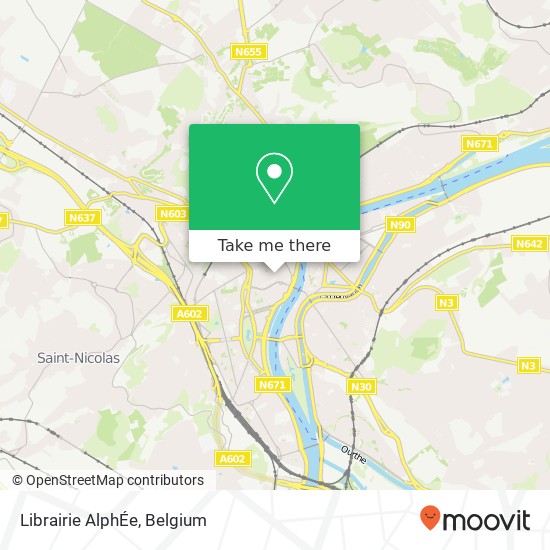 Librairie AlphÉe map