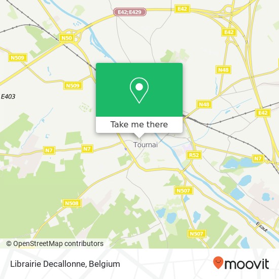 Librairie Decallonne map