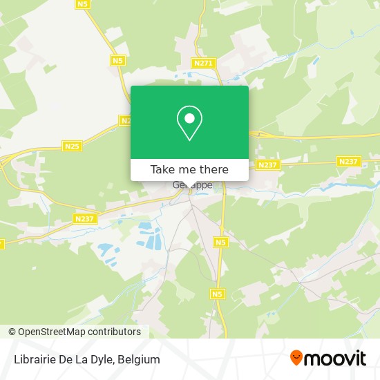 Librairie De La Dyle map