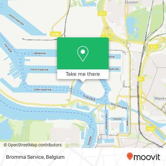 Bromma Service map