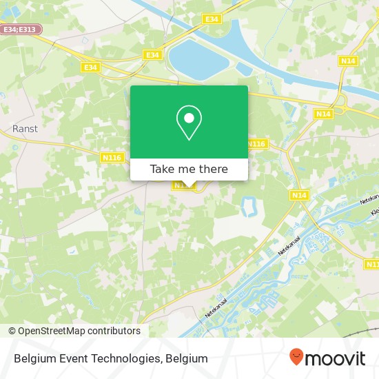 Belgium Event Technologies map