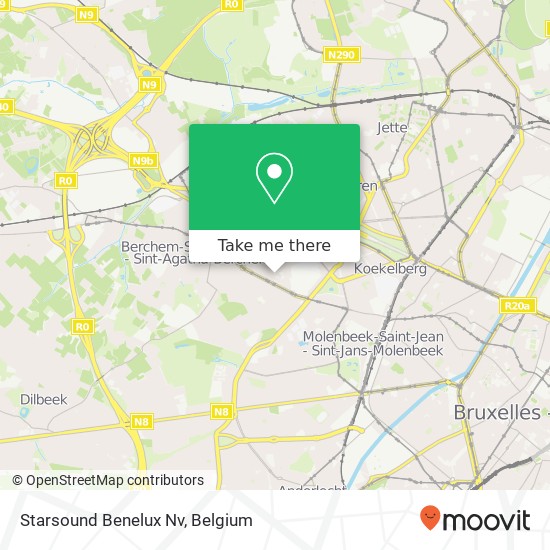 Starsound Benelux Nv map