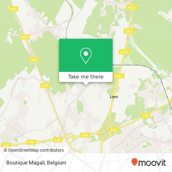 Boutique Magali map