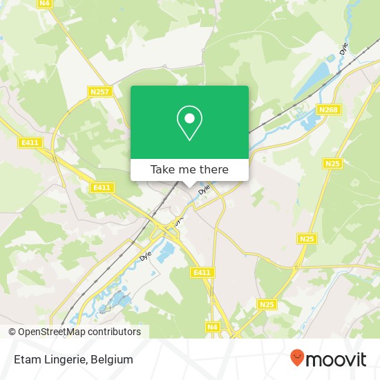 Etam Lingerie map