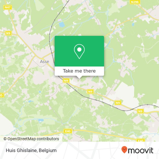 Huis Ghislaine map