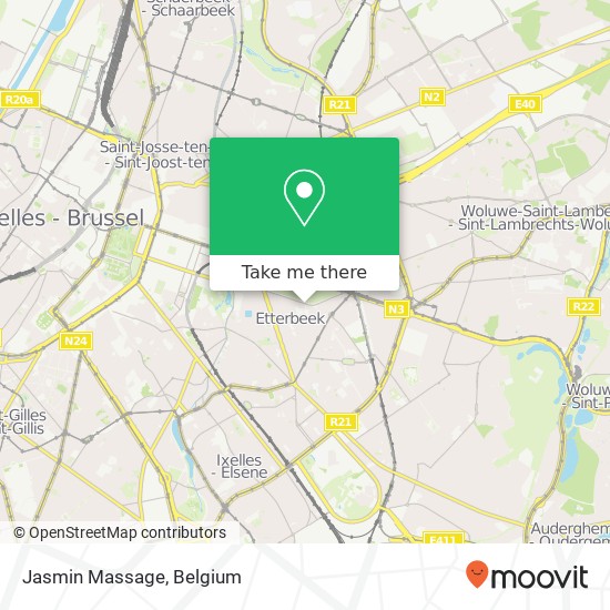 Jasmin Massage map