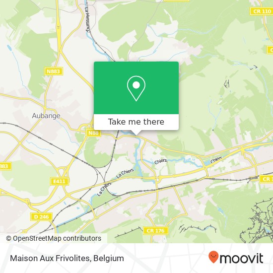 Maison Aux Frivolites map