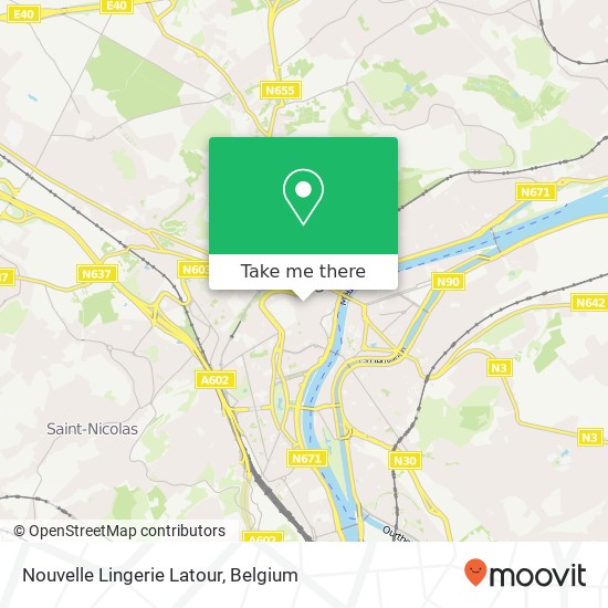 Nouvelle Lingerie Latour map