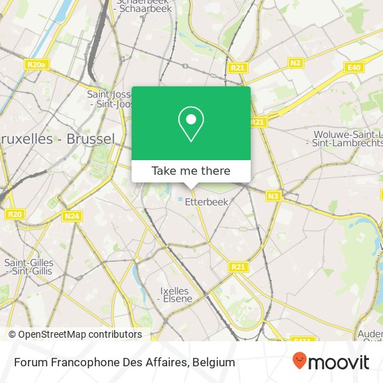 Forum Francophone Des Affaires map