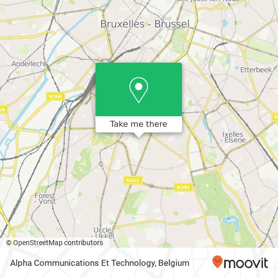 Alpha Communications Et Technology map
