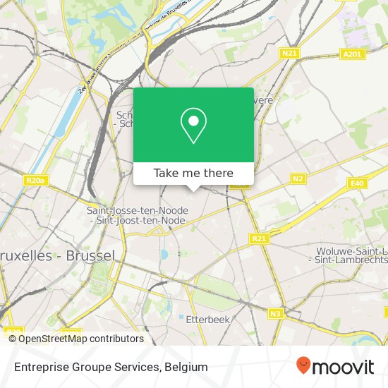 Entreprise Groupe Services map