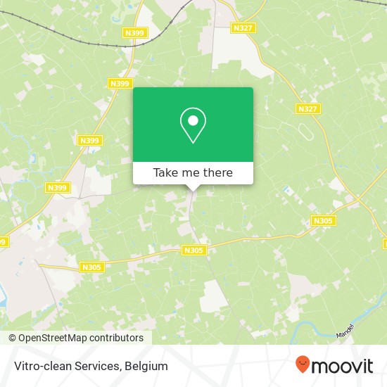 Vitro-clean Services map