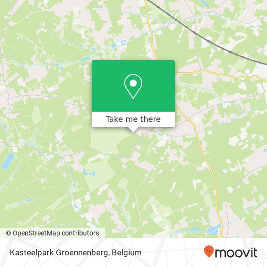 Kasteelpark Groennenberg map