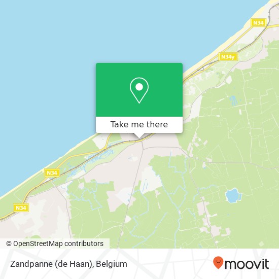 Zandpanne (de Haan) map