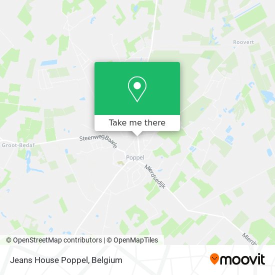 Jeans House Poppel map