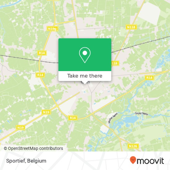 Sportief map