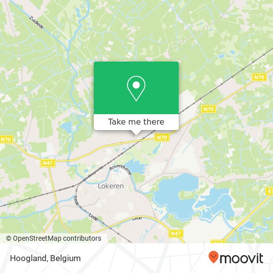 Hoogland map