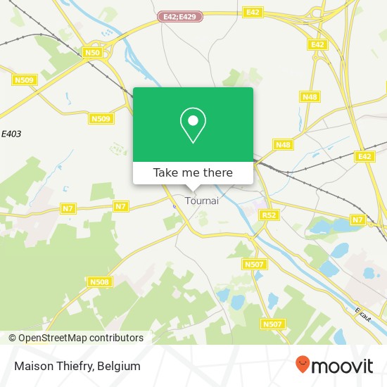 Maison Thiefry map