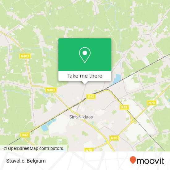 Stavelic map