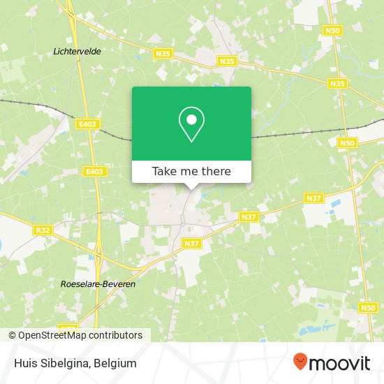 Huis Sibelgina map